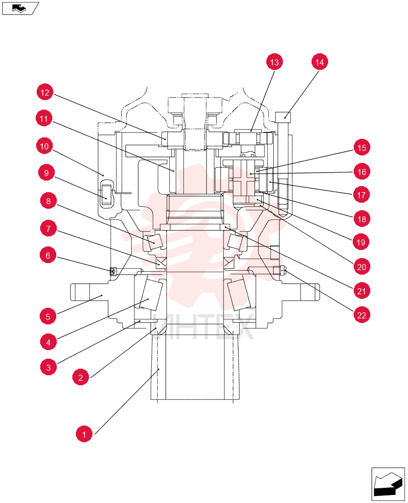 SHAFT YR32W00002S001