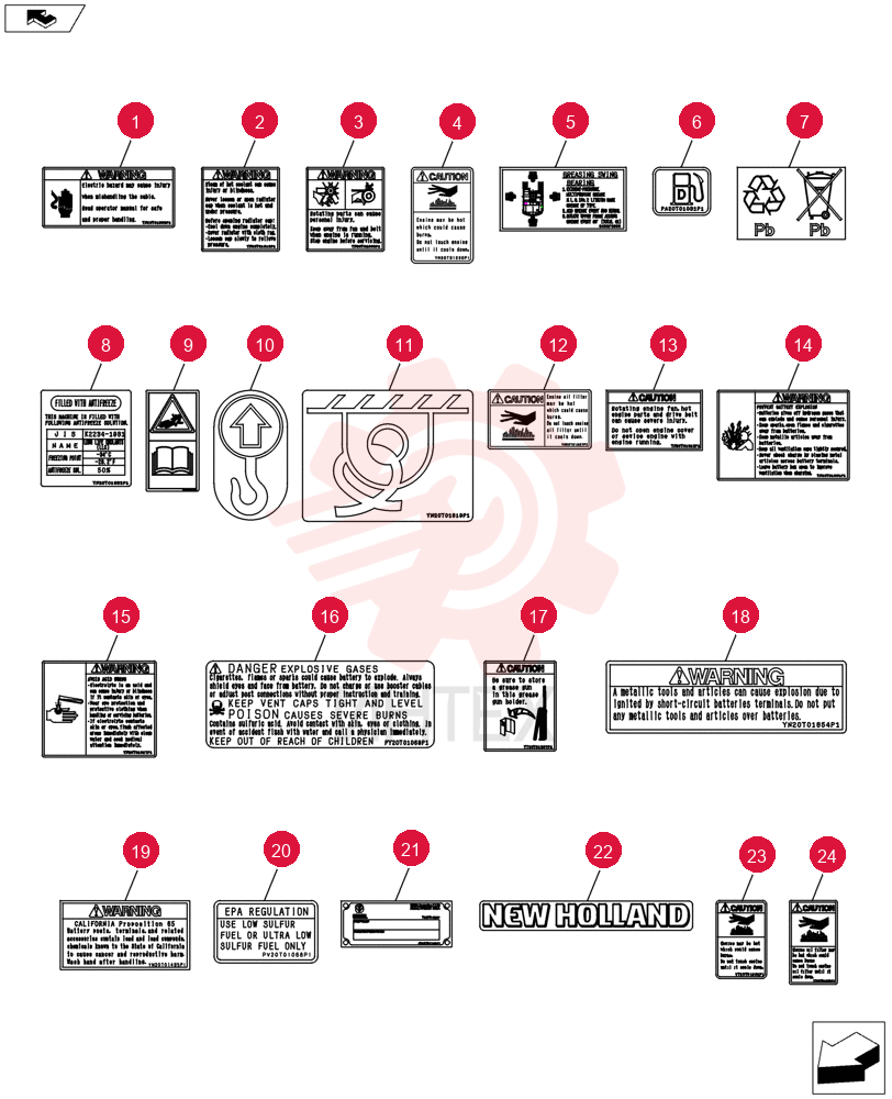Схема (E80BMSR) - COMPACT CRAWLER EXCAVATOR ASN LF06-04501 (NBTA18037) YT22T00140F1 (3)