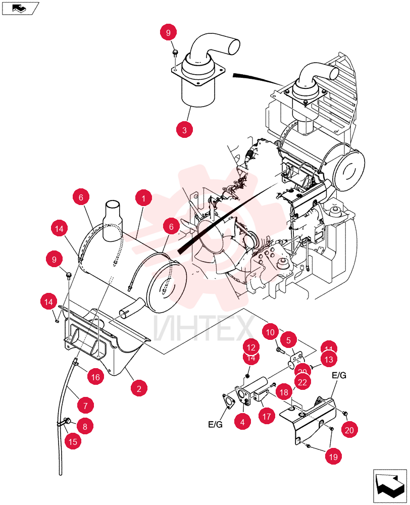Схема (E80BMSR) - COMPACT CRAWLER EXCAVATOR ASN LF06-04501 (NBTA18037) YT12P00012F1