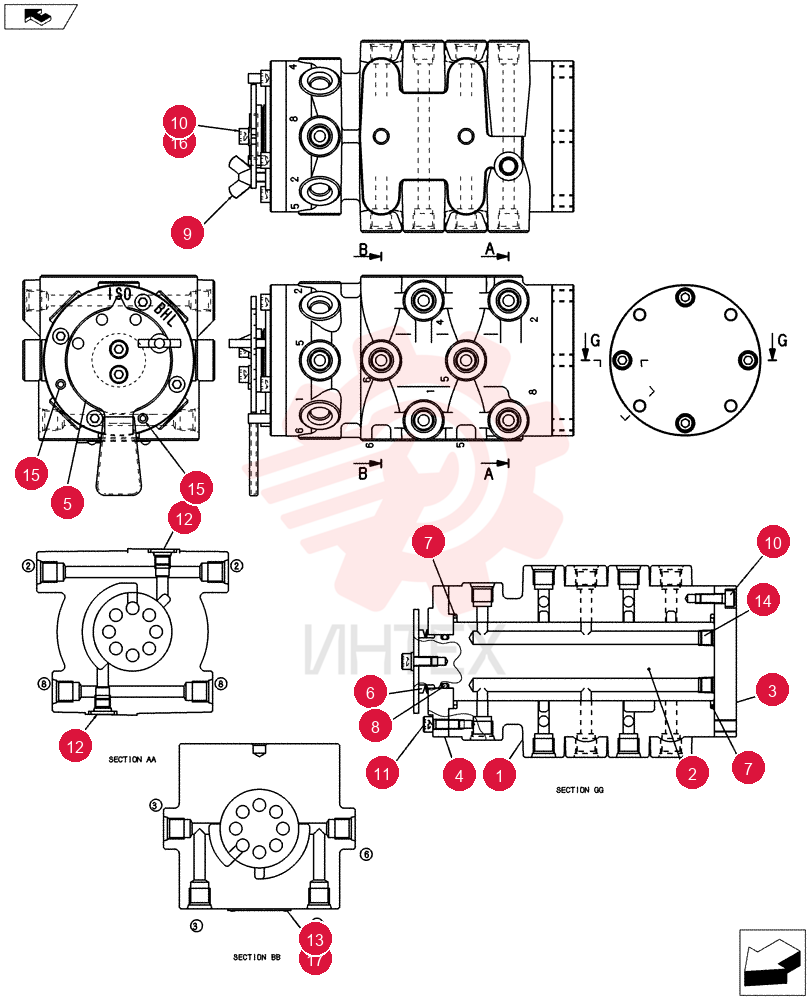 Схема (E80BMSR) - COMPACT CRAWLER EXCAVATOR ASN LF06-04501 (NBTA18037) YF30V01027P1
