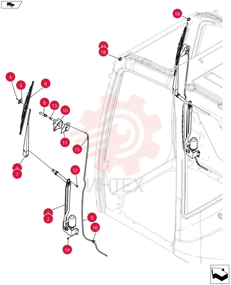 Схема (E80BMSR) - COMPACT CRAWLER EXCAVATOR ASN LF06-04501 (NBTA18037) YT53C00015F1