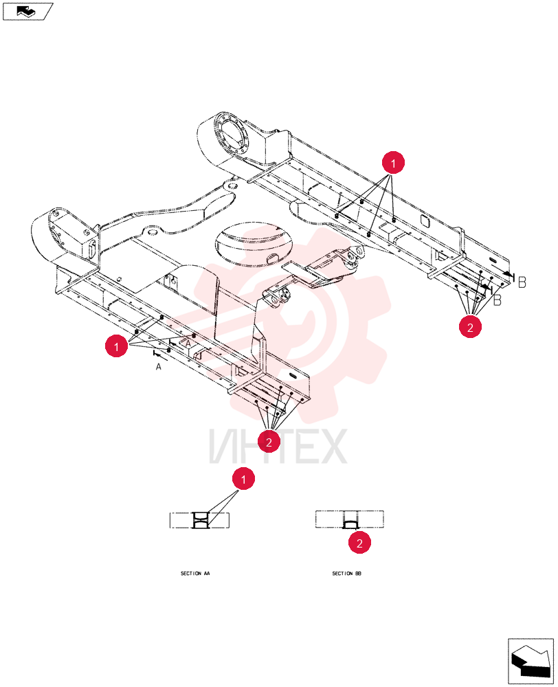 Схема (E80BMSR) - COMPACT CRAWLER EXCAVATOR ASN LF06-04501 (NBTA18037) YT01F01020F1