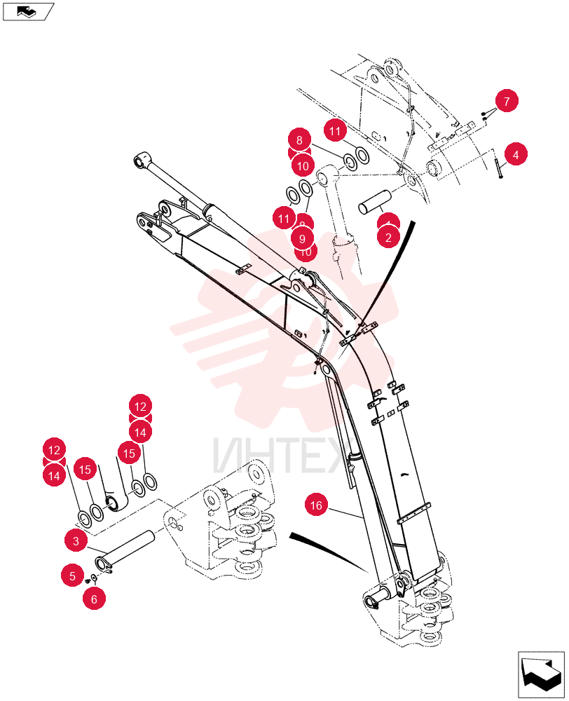 Схема (E80BMSR) - COMPACT CRAWLER EXCAVATOR ASN LF06-04501 (NBTA18037) LF02B00013F1