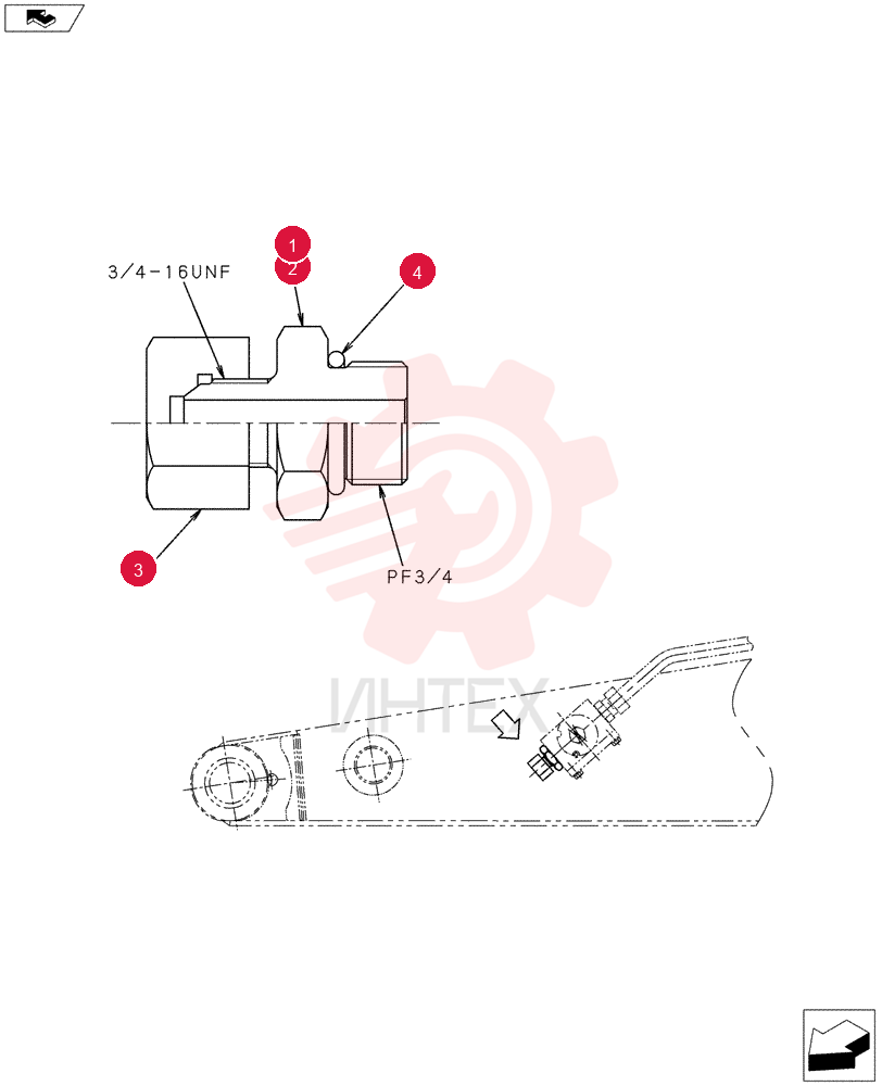 Схема (E80BMSR) - COMPACT CRAWLER EXCAVATOR ASN LF06-04501 (NBTA18037) YT43H01143F1