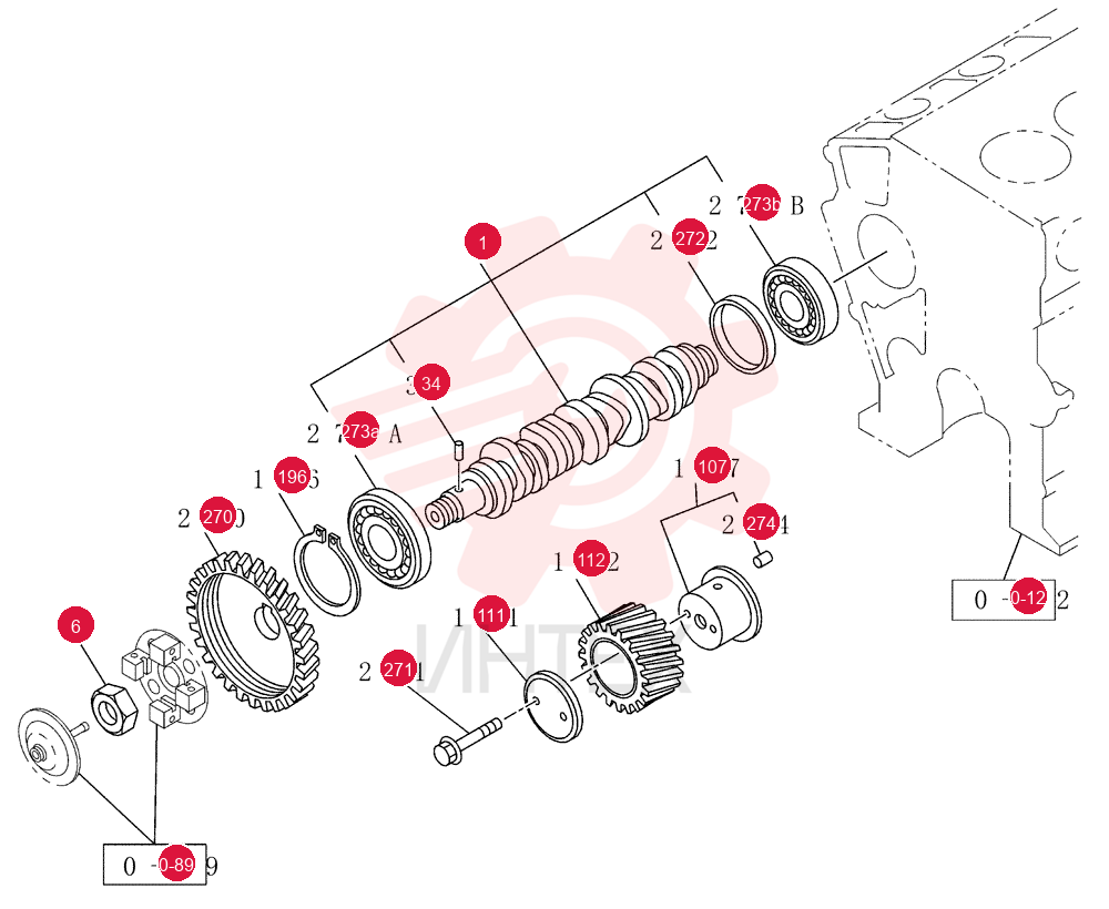 CAMSHAFT VI8980931550 (1)