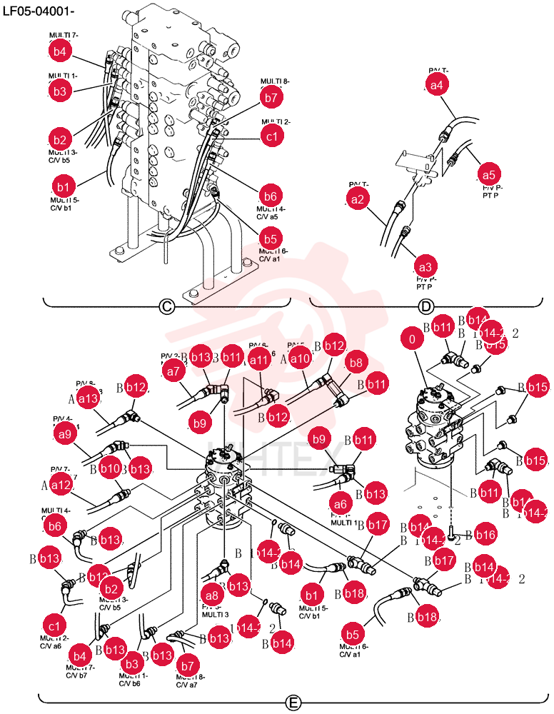 Control Lines, Remote YT68H00059F1 (2)