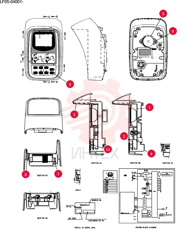CONTROL MONITOR YN59S00021F3