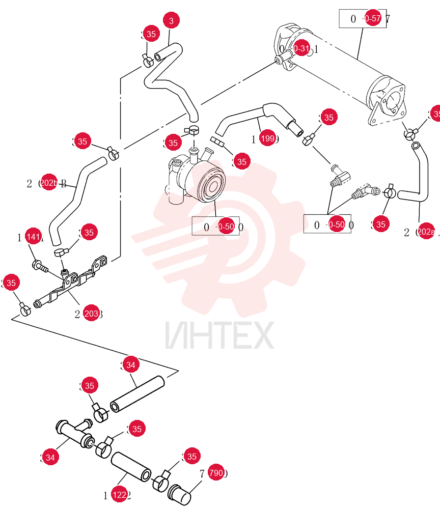 FLEXIBLE HOSE VI8980306230
