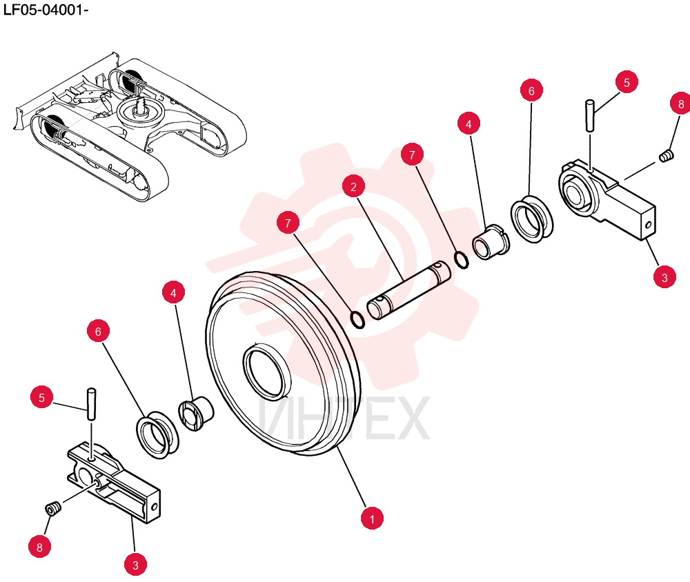 IDLER YT52D00002F1