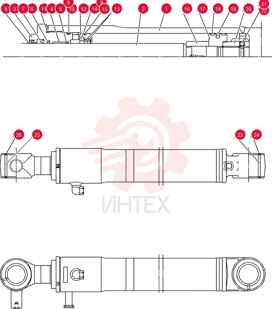 LIFT CYLINDER YT01V00030F1 (2)