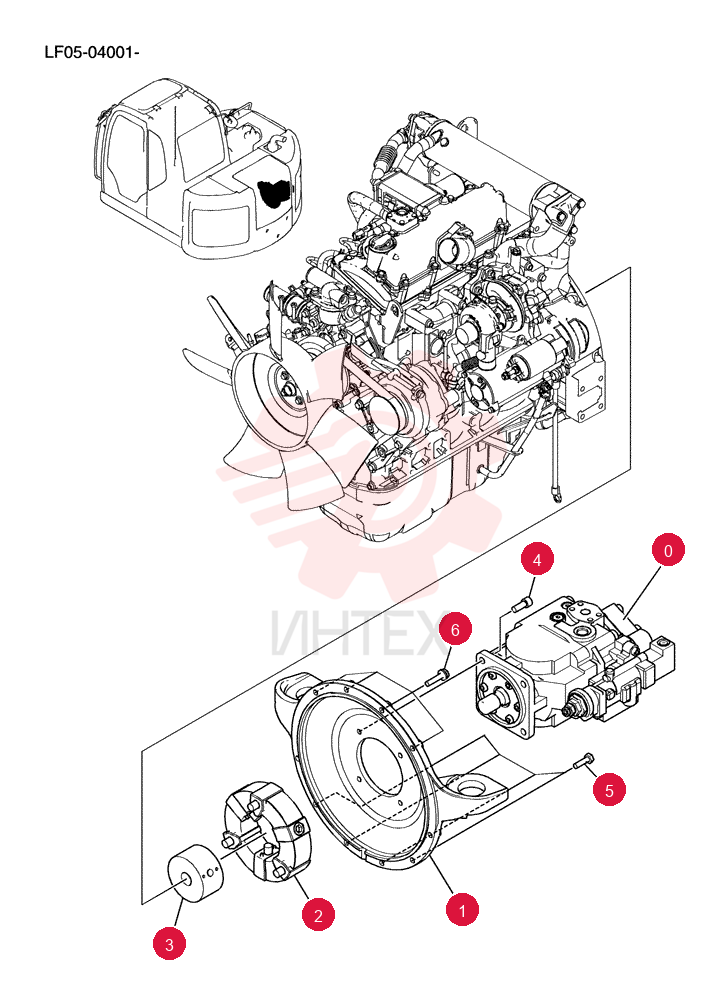 Power Take-off Assy YT30P00004F1