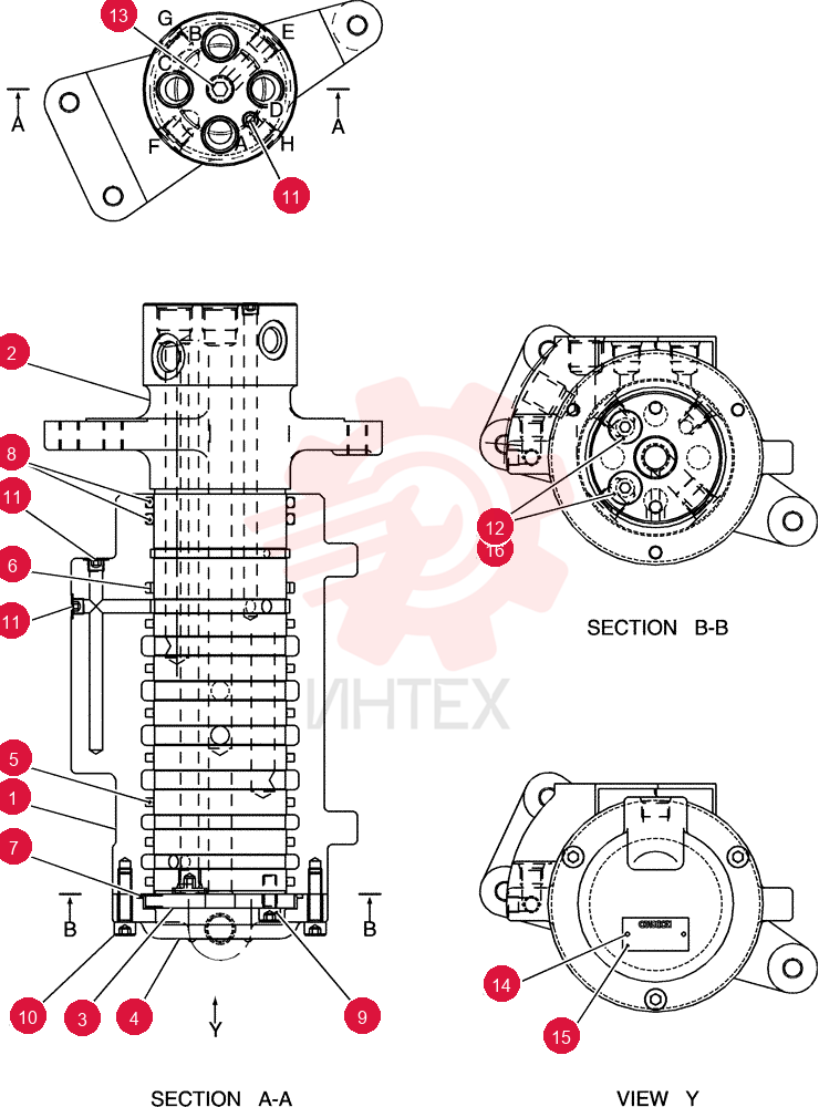 SWIVEL PIVOT YT55V00009F1