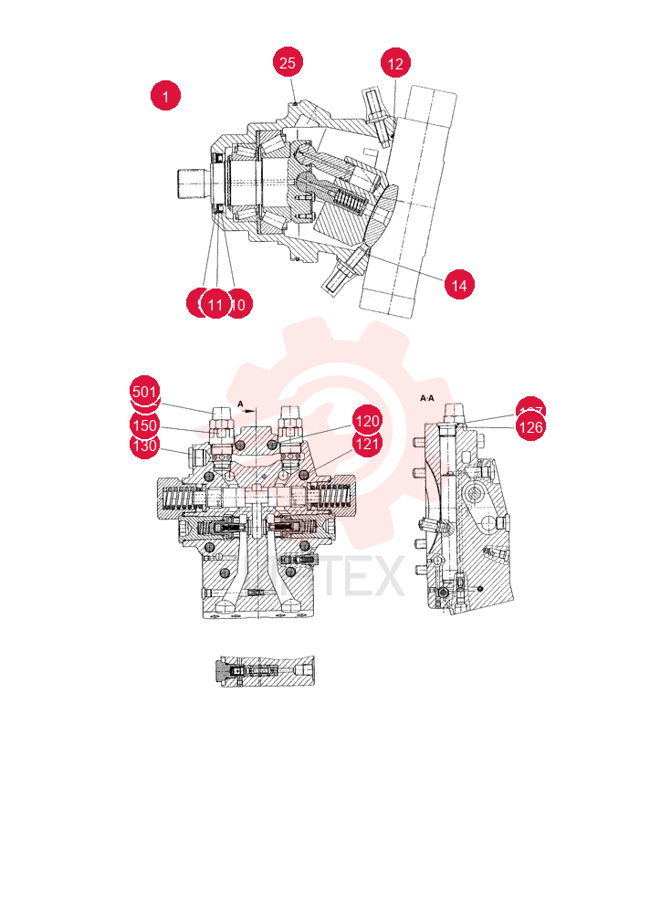 HYDRAULIC MOTOR 73179496