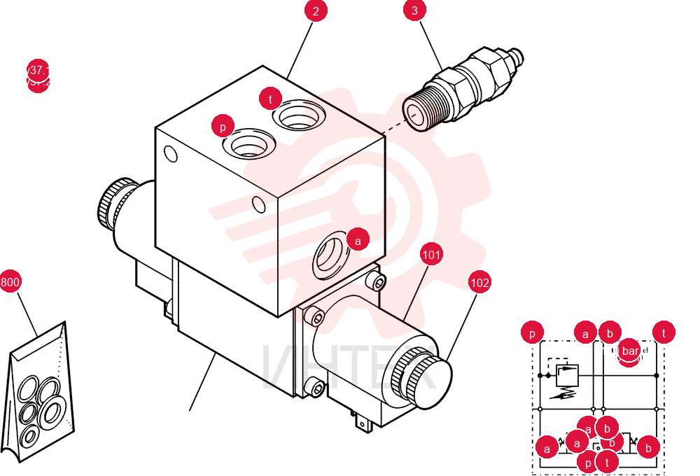 HYDRAULIC VALVE 73176248