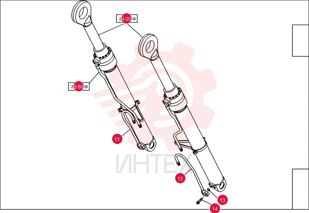 TUBE,22 mm OD, 360, 160 mm Length