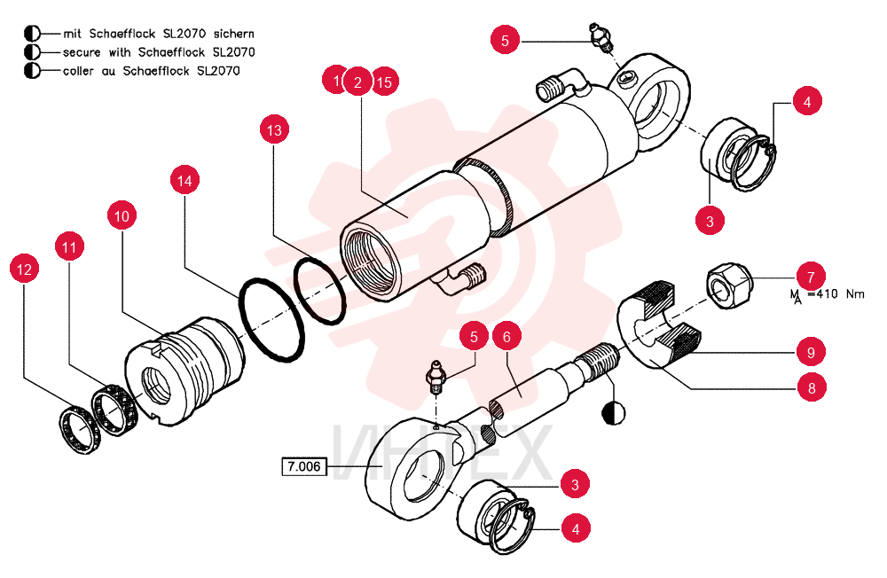 BUCKET CYLINDER 84093103