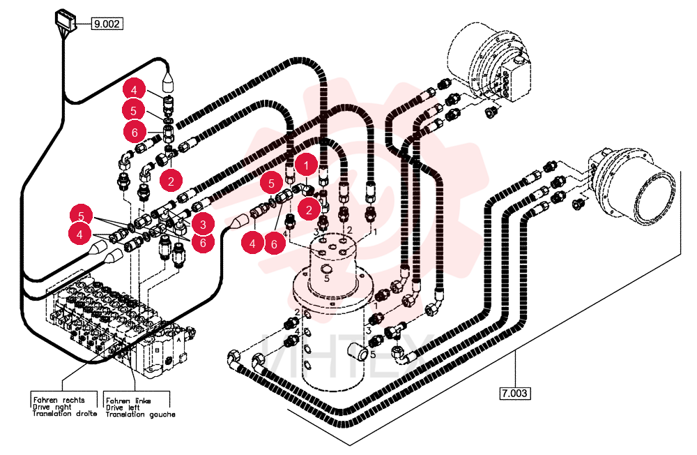 HYD CONNECTOR 84090134