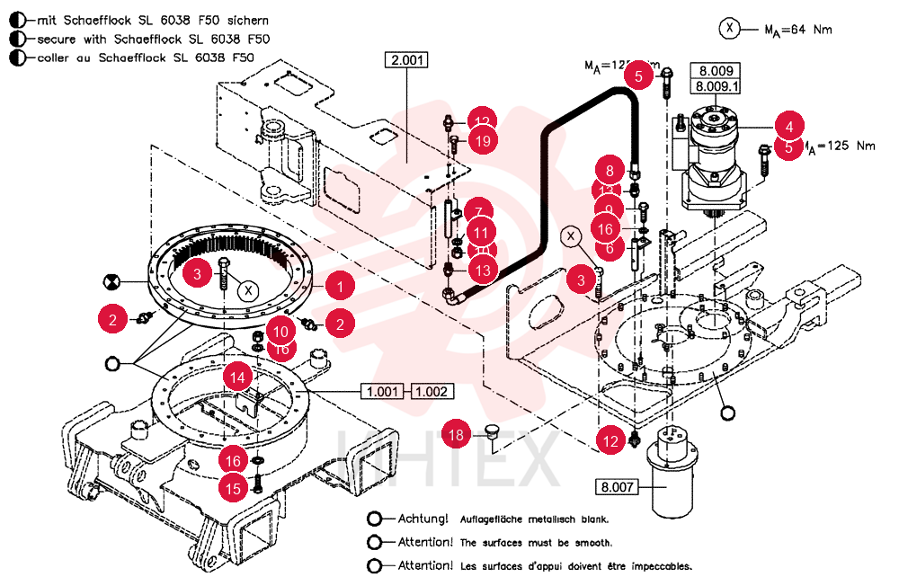 SLEWING RING 84091990