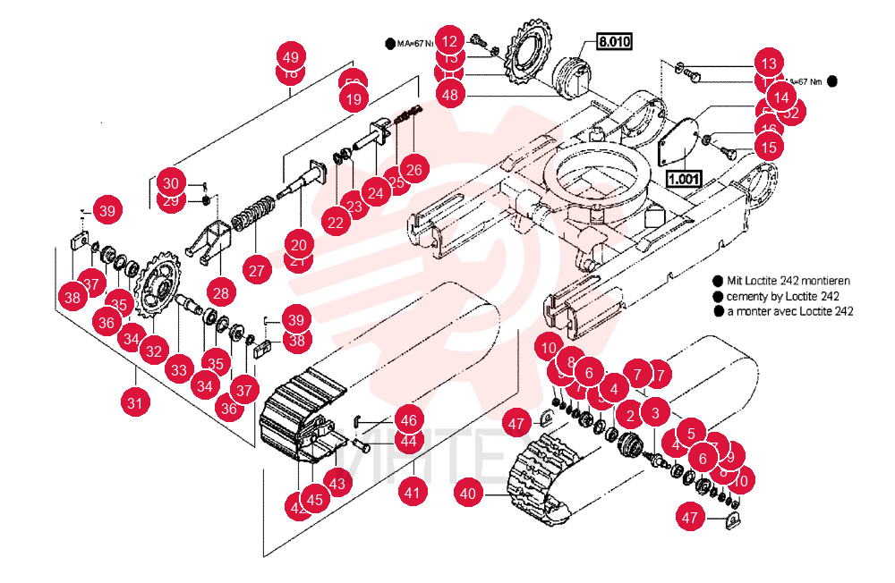 TRACK ROLLER 84091691