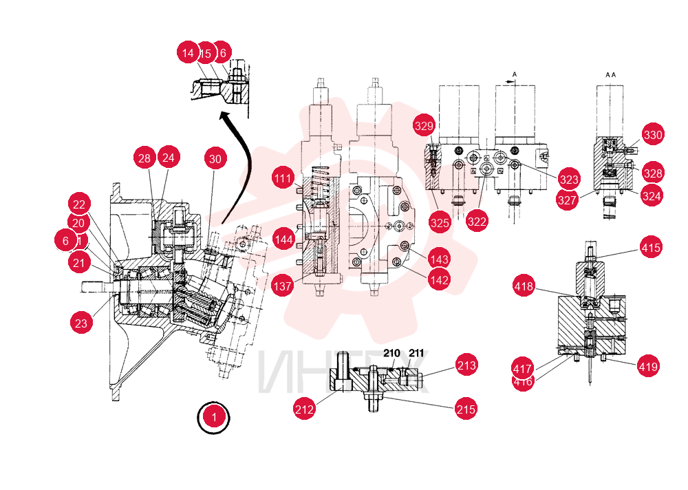 HYDRAULIC PUMP 73177237