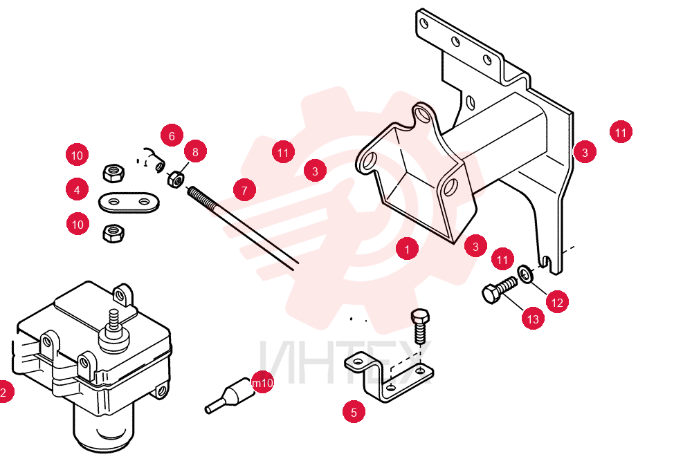 MOUNTING PARTS 8915414
