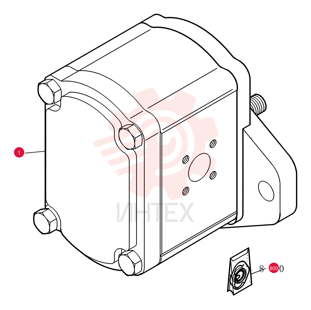 HYDRAULIC PUMP 73183308