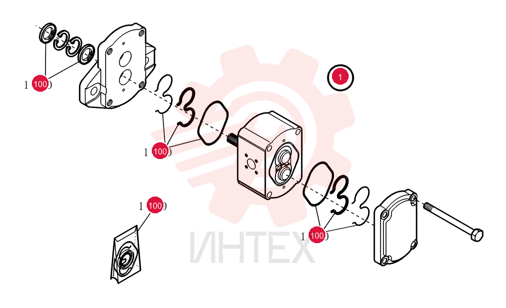 HYDRAULIC PUMP 73183425