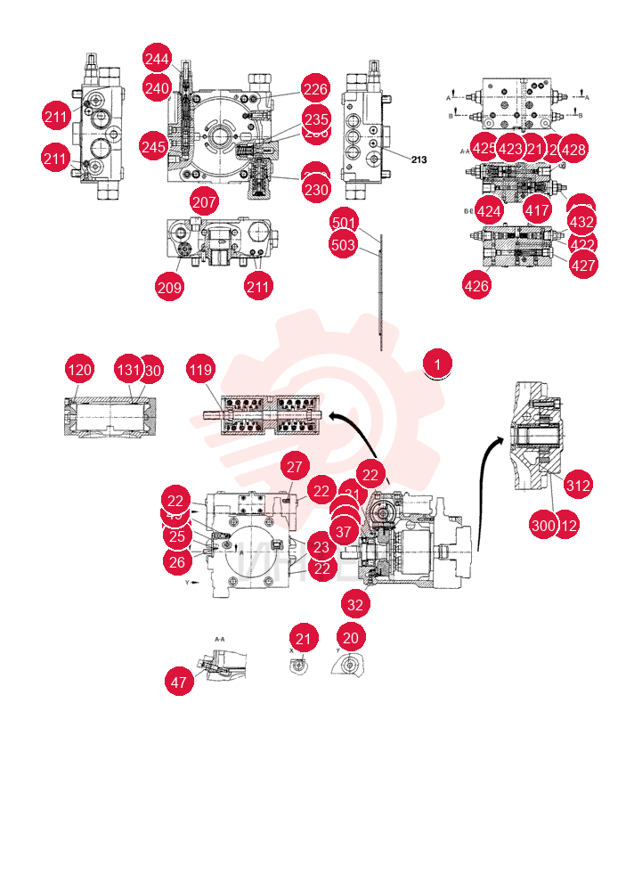 HYDRAULIC PUMP 73184539