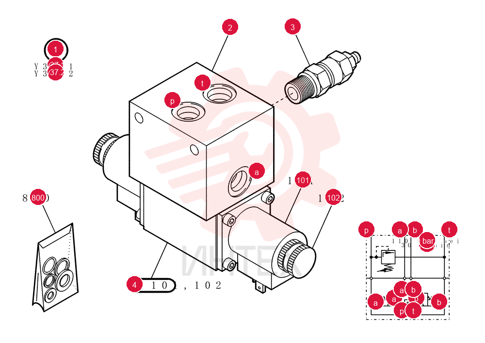 HYDRAULIC VALVE 73176248