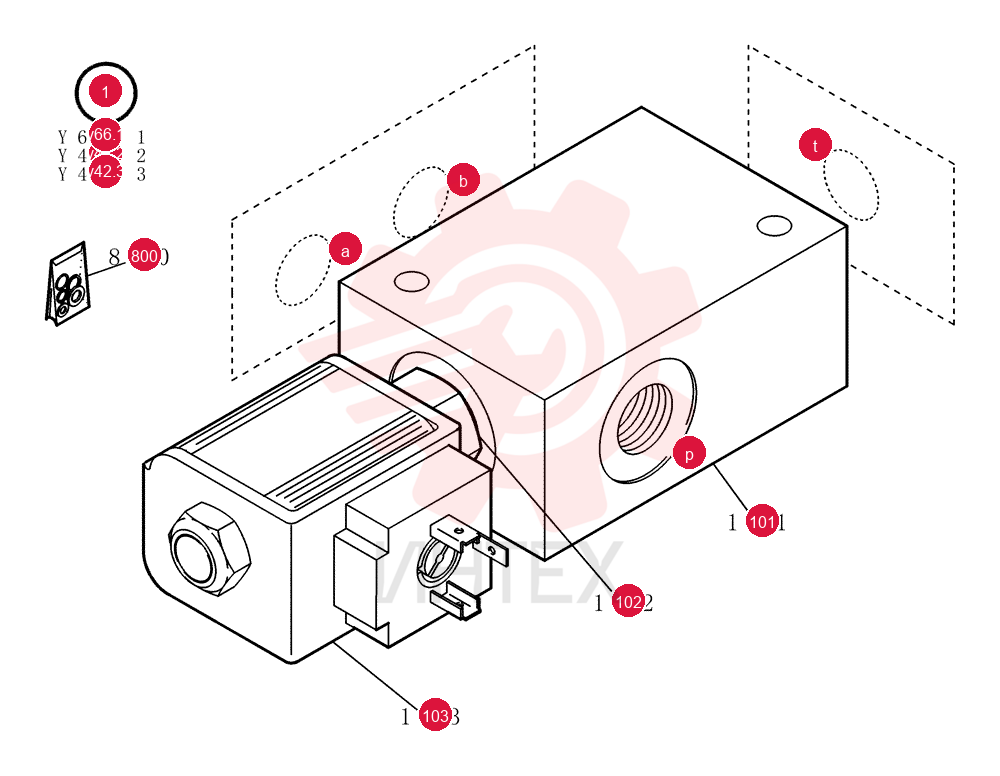 HYDRAULIC VALVE 87000200