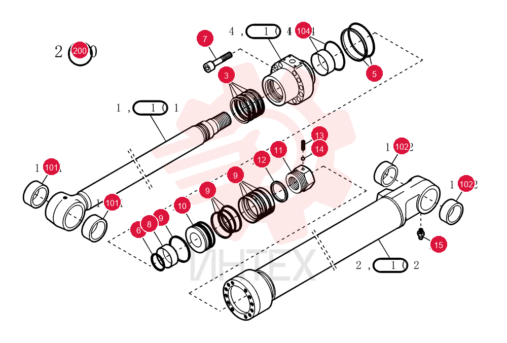PISTON ROD 71418461 (1)