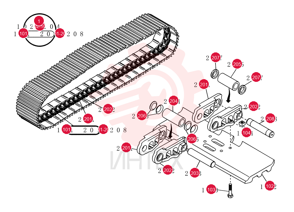 TRACK ASSY 73185872