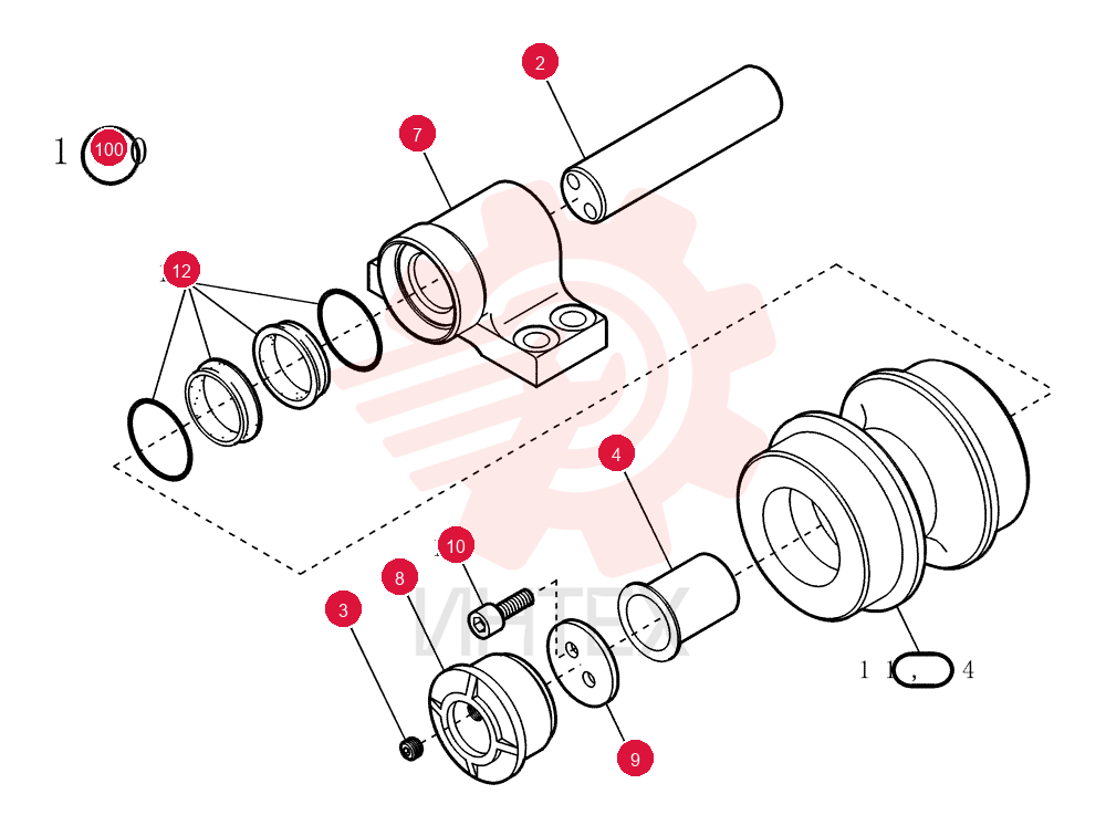 TRACK ROLLER 71401350