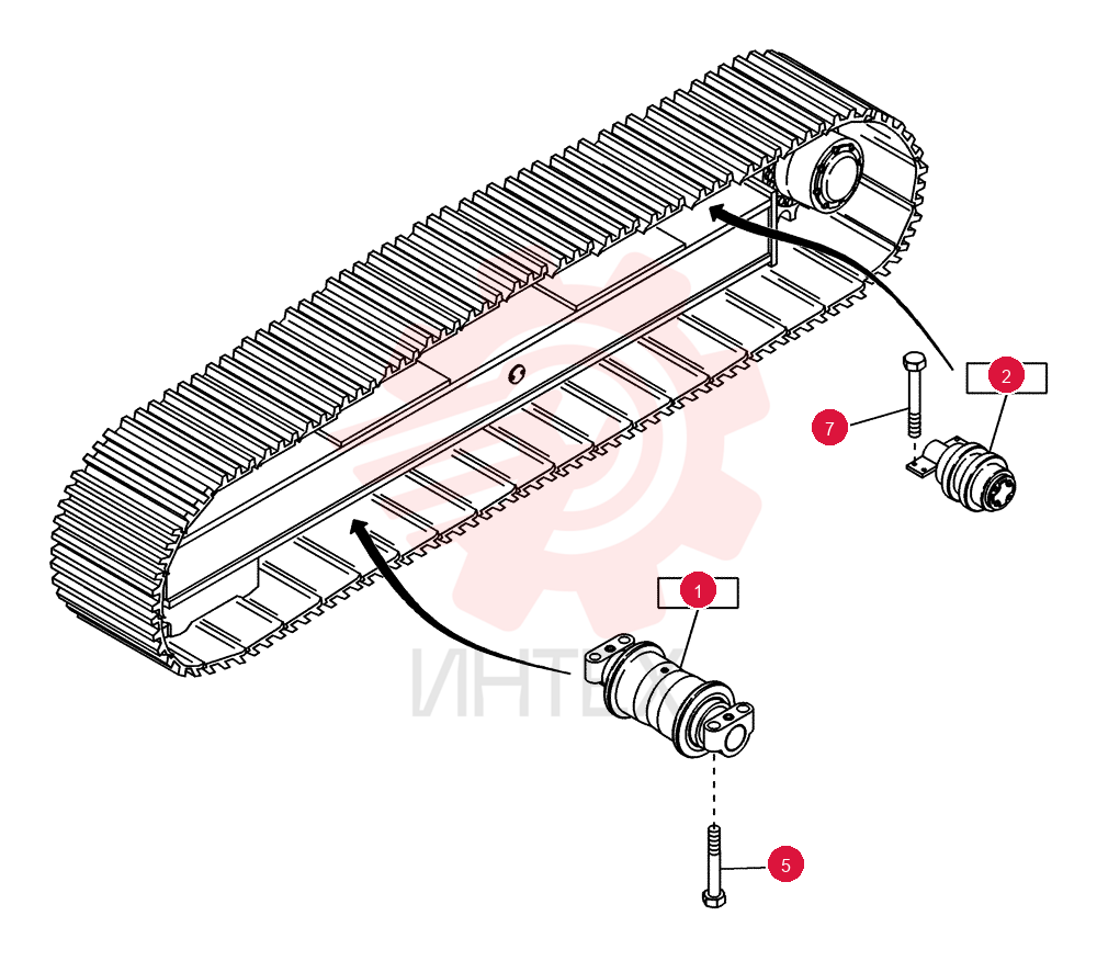TRACK ROLLER 71401360