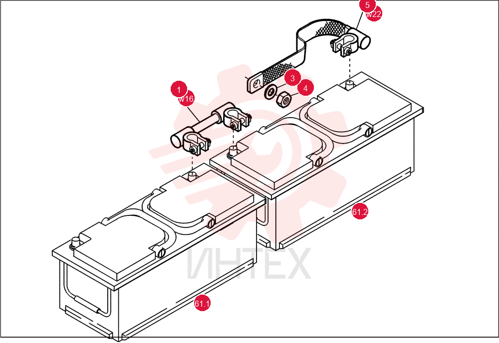 ELECTRIC CABLE 1287254