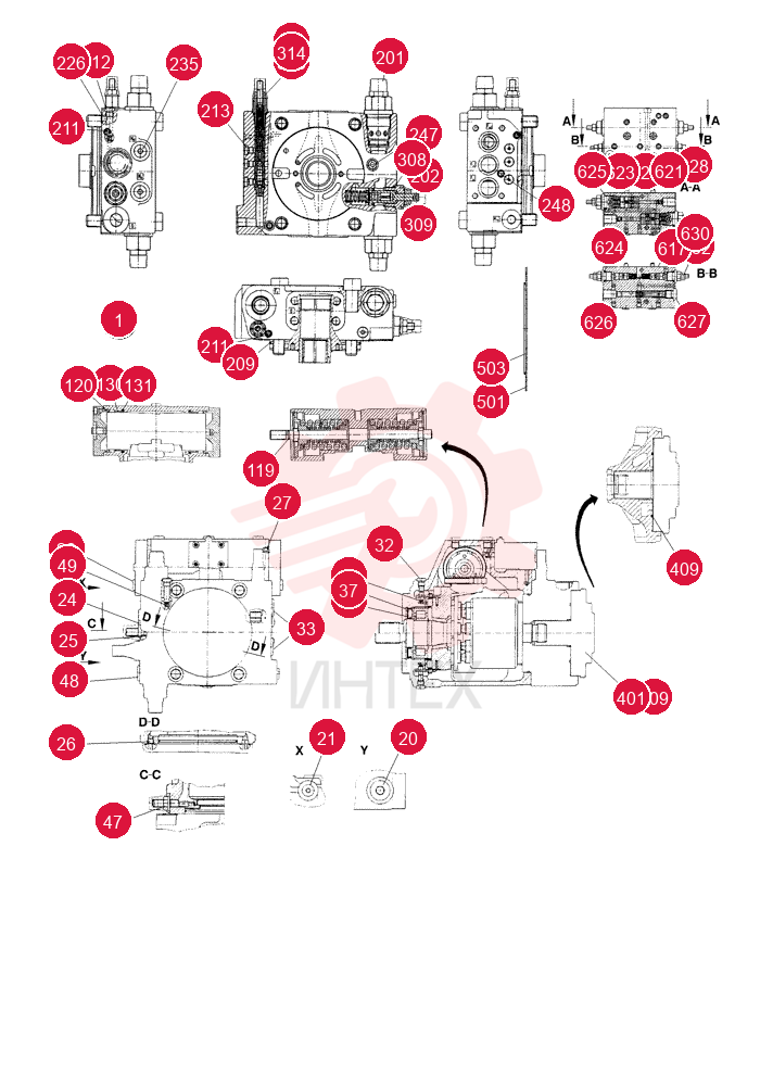 HYDRAULIC PUMP 73188078