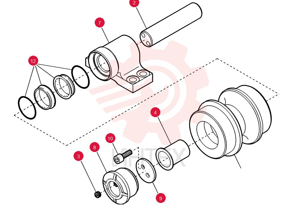 TRACK ROLLER 71401350