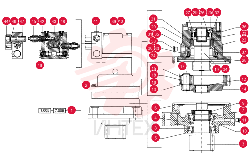 HYDRAULIC MOTOR 6913199
