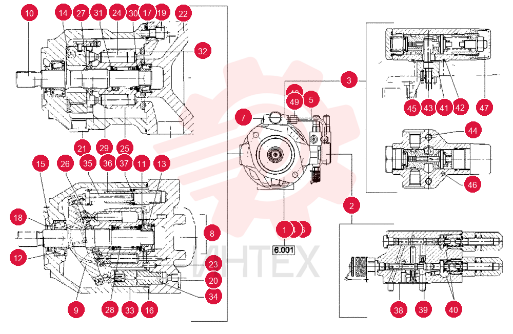 HYDRAULIC PUMP 87285170
