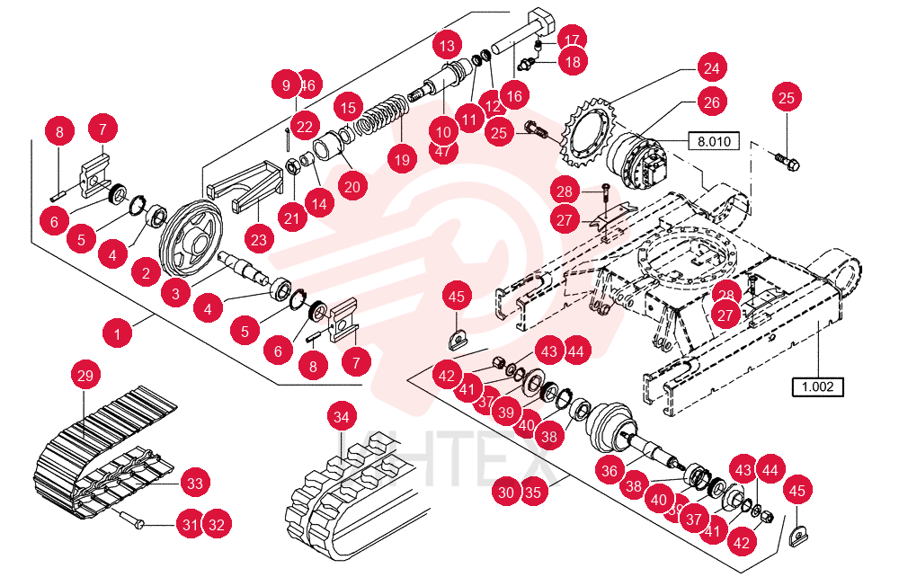 IDLER WHEEL 84091687