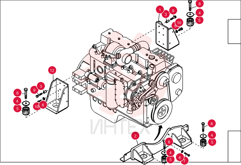 ENGINE MOUNT 73187891