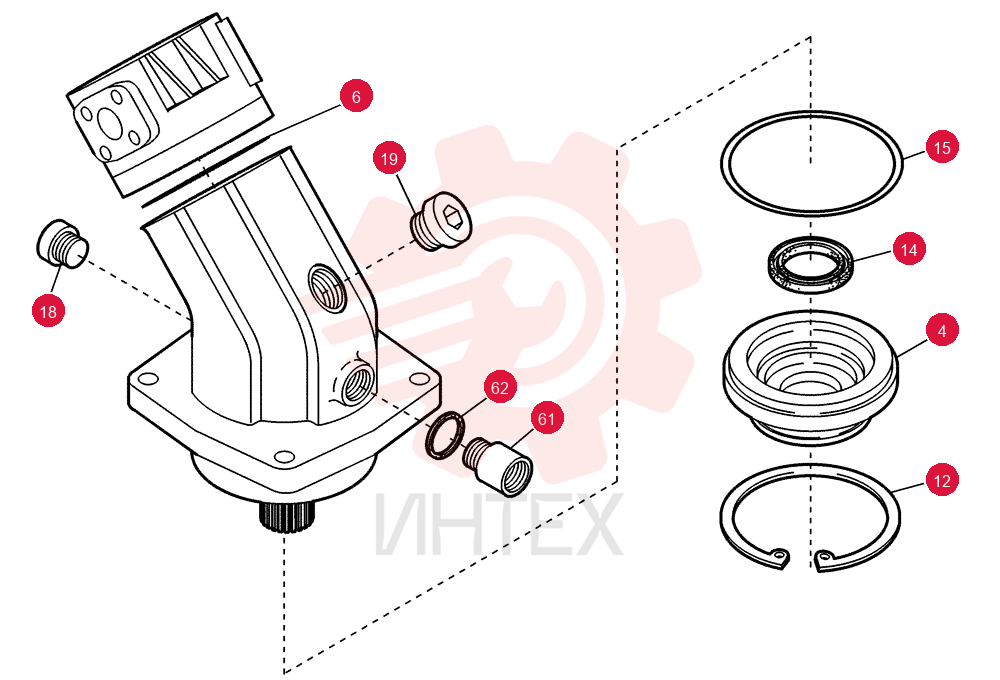 HYDRAULIC MOTOR 73187887