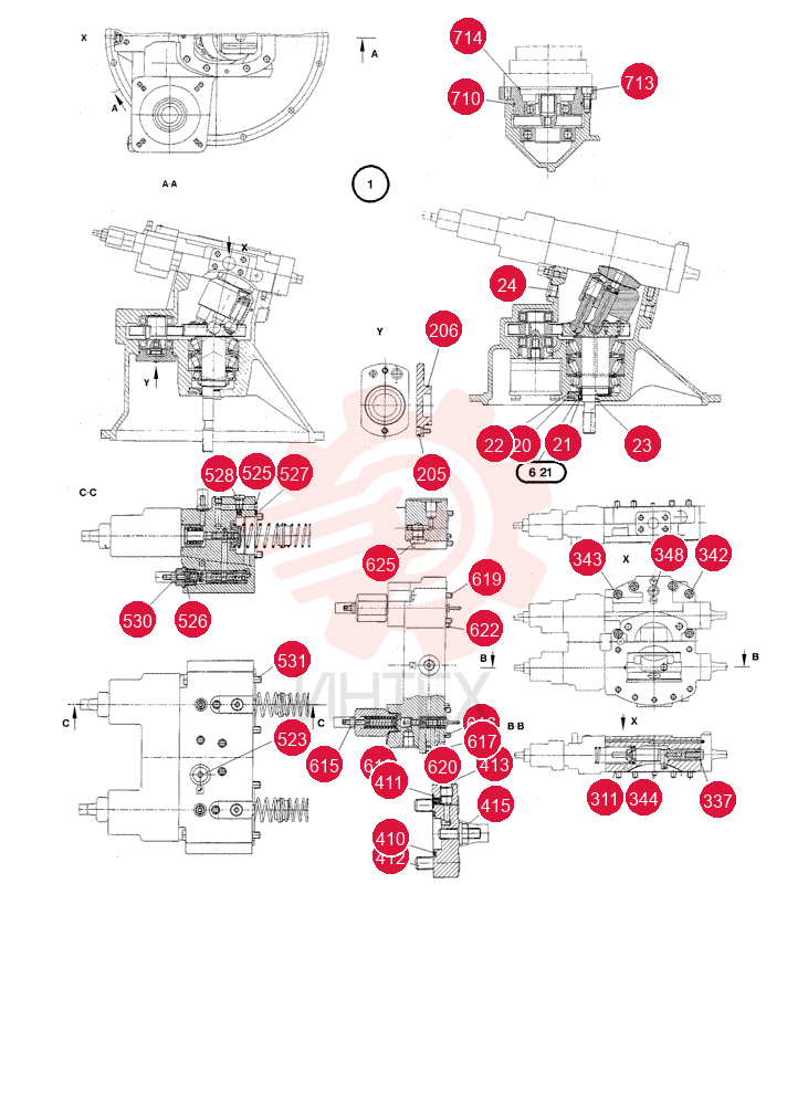 HYDRAULIC PUMP 73187909
