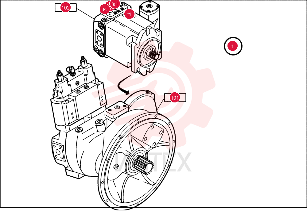 HYDRAULIC PUMP 87002550