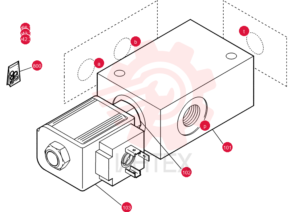 HYDRAULIC VALVE 87000200