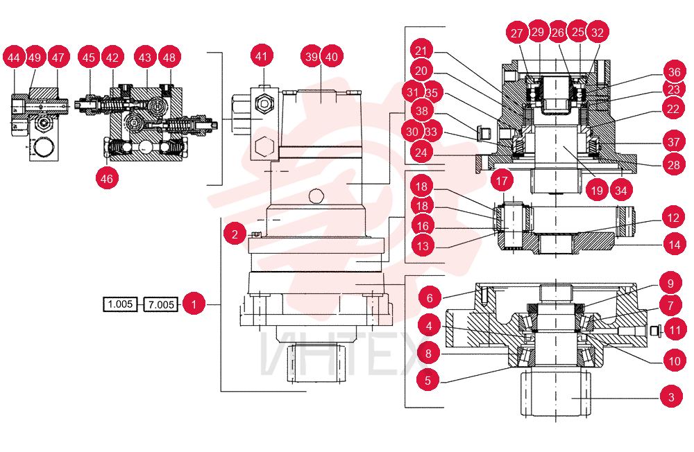 HYDRAULIC MOTOR 6913199