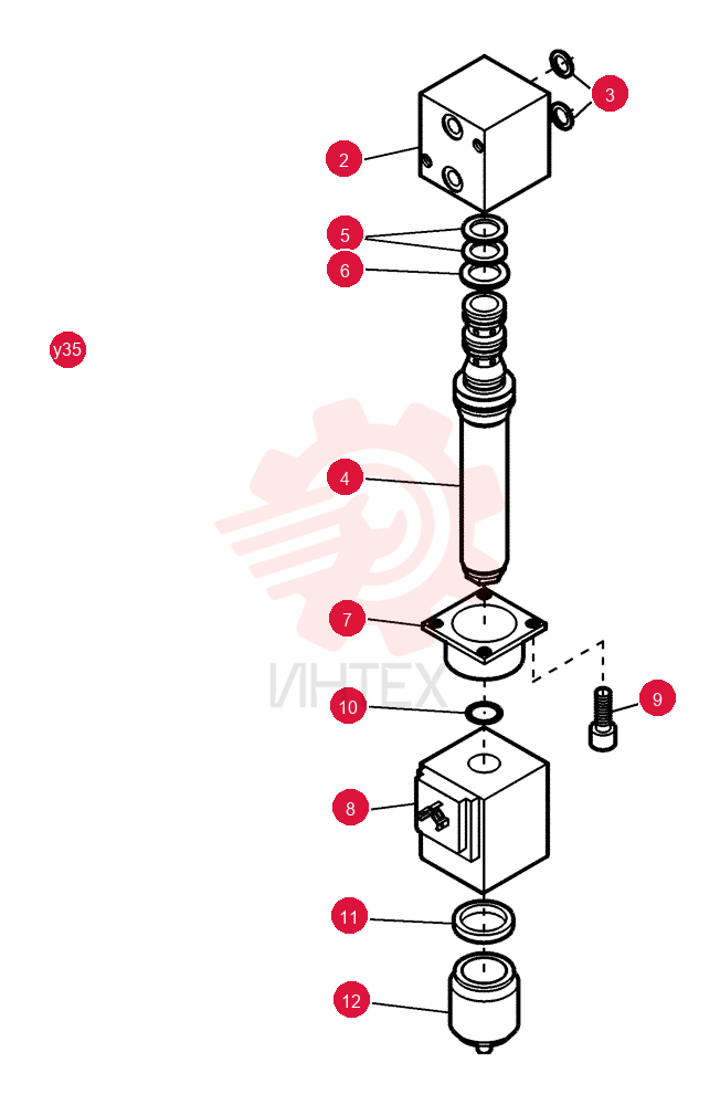 HYDRAULIC VALVE 73183394
