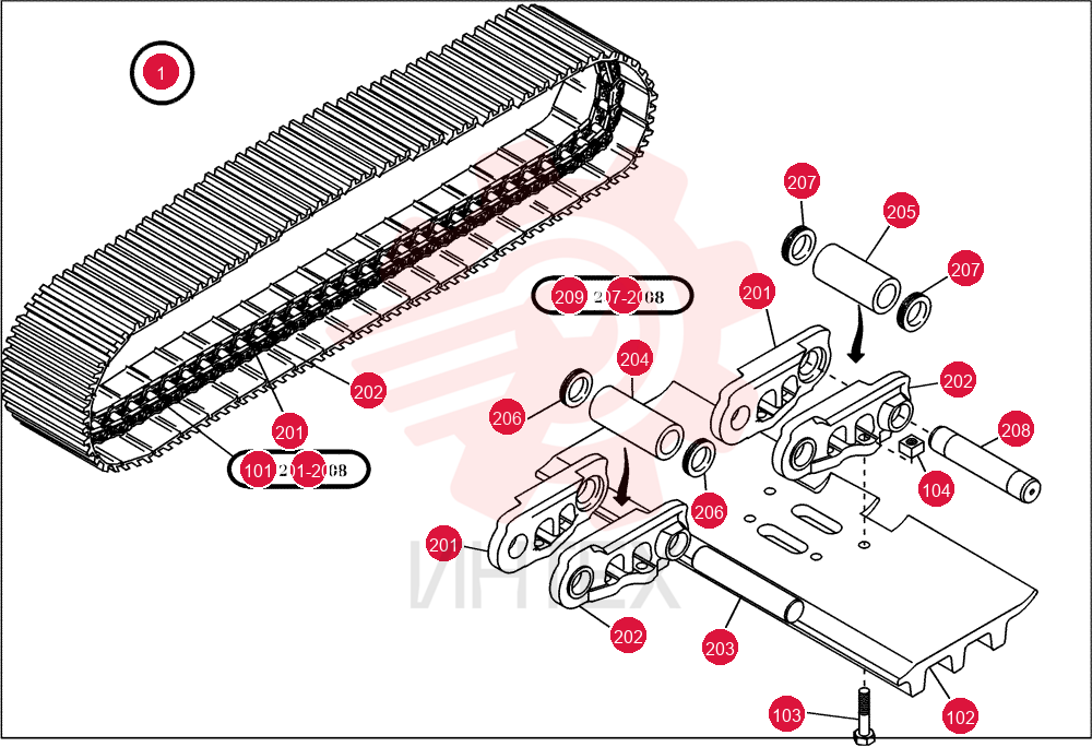 TRACK ASSY 73188812