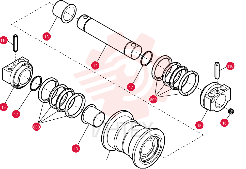 TRACK ROLLER 73181638