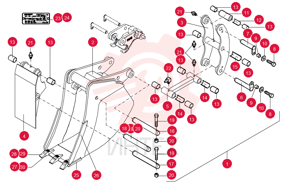 BACKHOE ARM 6914575
